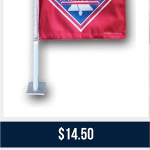 Phillies fan gift basket , NEW, 2cozies,magnet,carflag,coasters, 1 gallon cooler